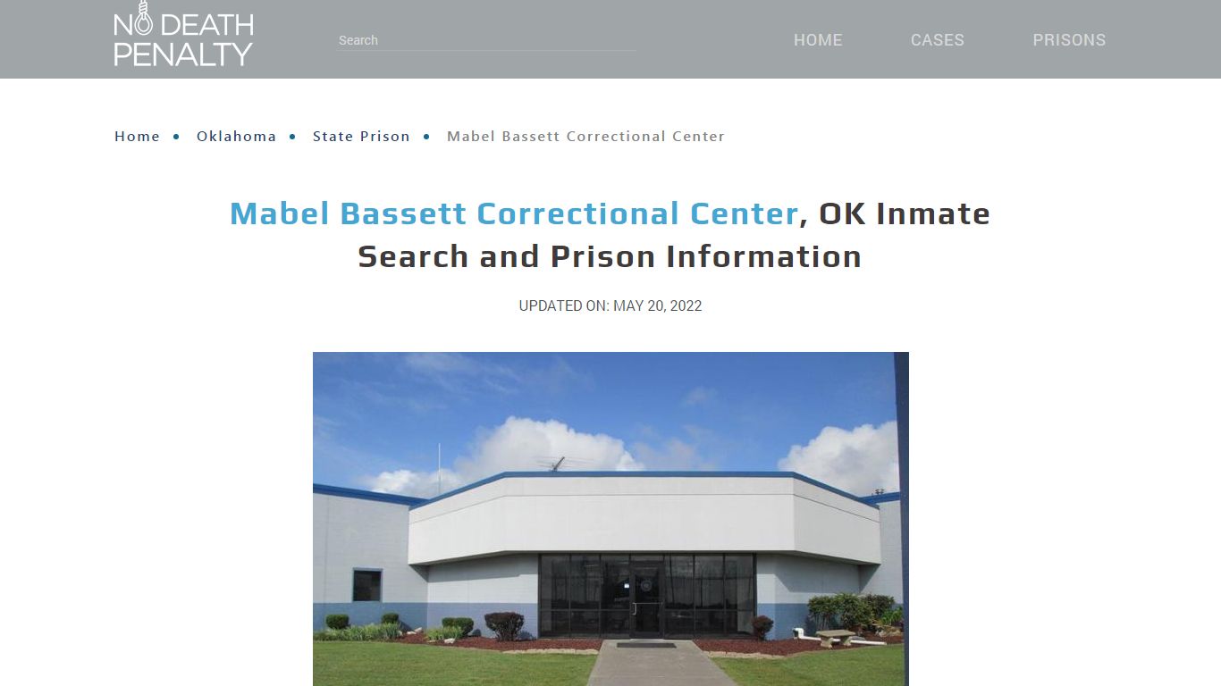 Mabel Bassett Correctional Center, OK Inmate Search ...